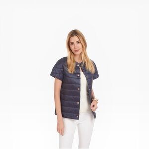 PATTY KIM AUDREY PUFF - NAVY, Retail $259, Large, worn once!